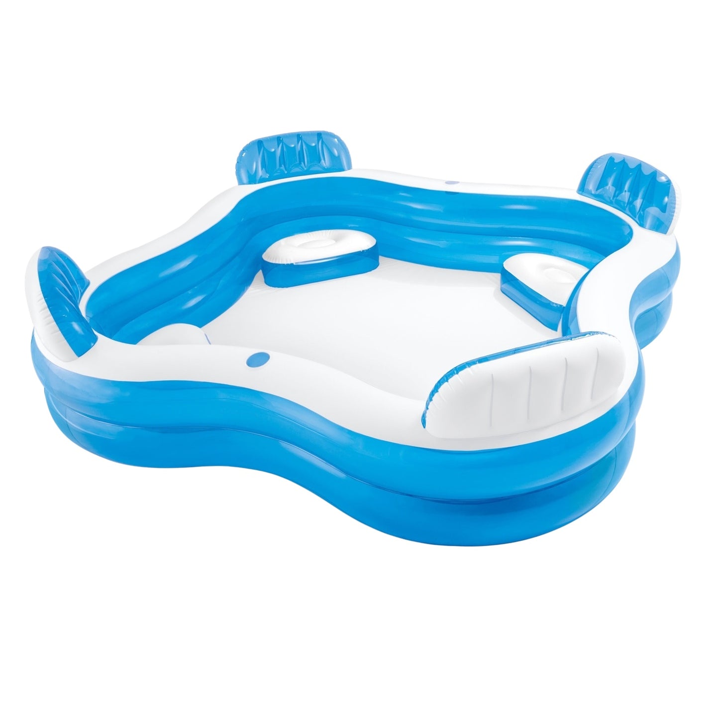 Inflatable garden pool with seats 229x229cm Intex 56475