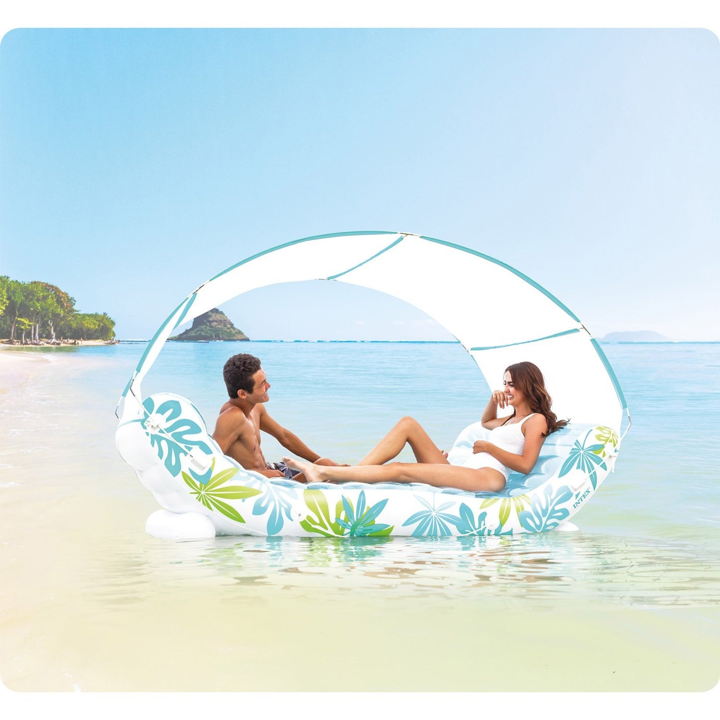 Inflatable island 224 x 150 cm INTEX 56294