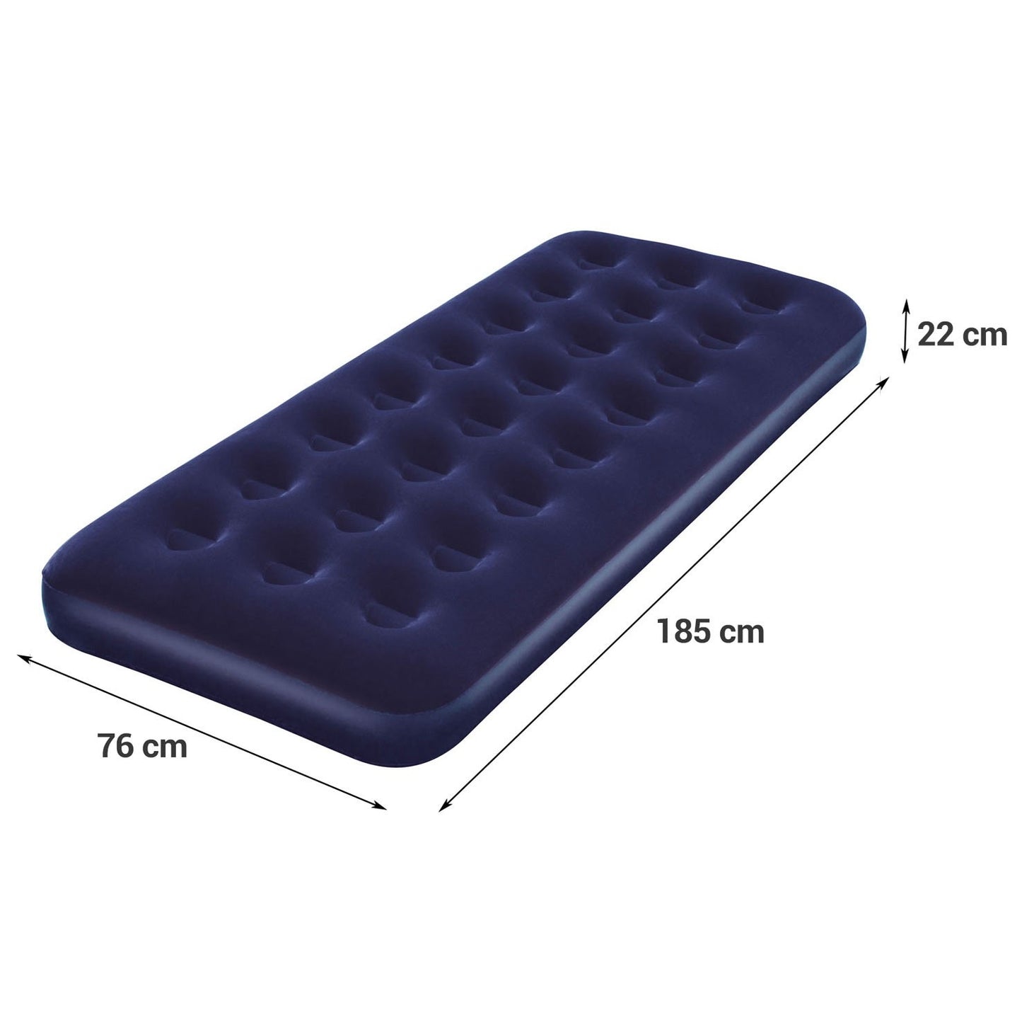 Inflatable mattress 185x76x22 cm single Bestway 67000