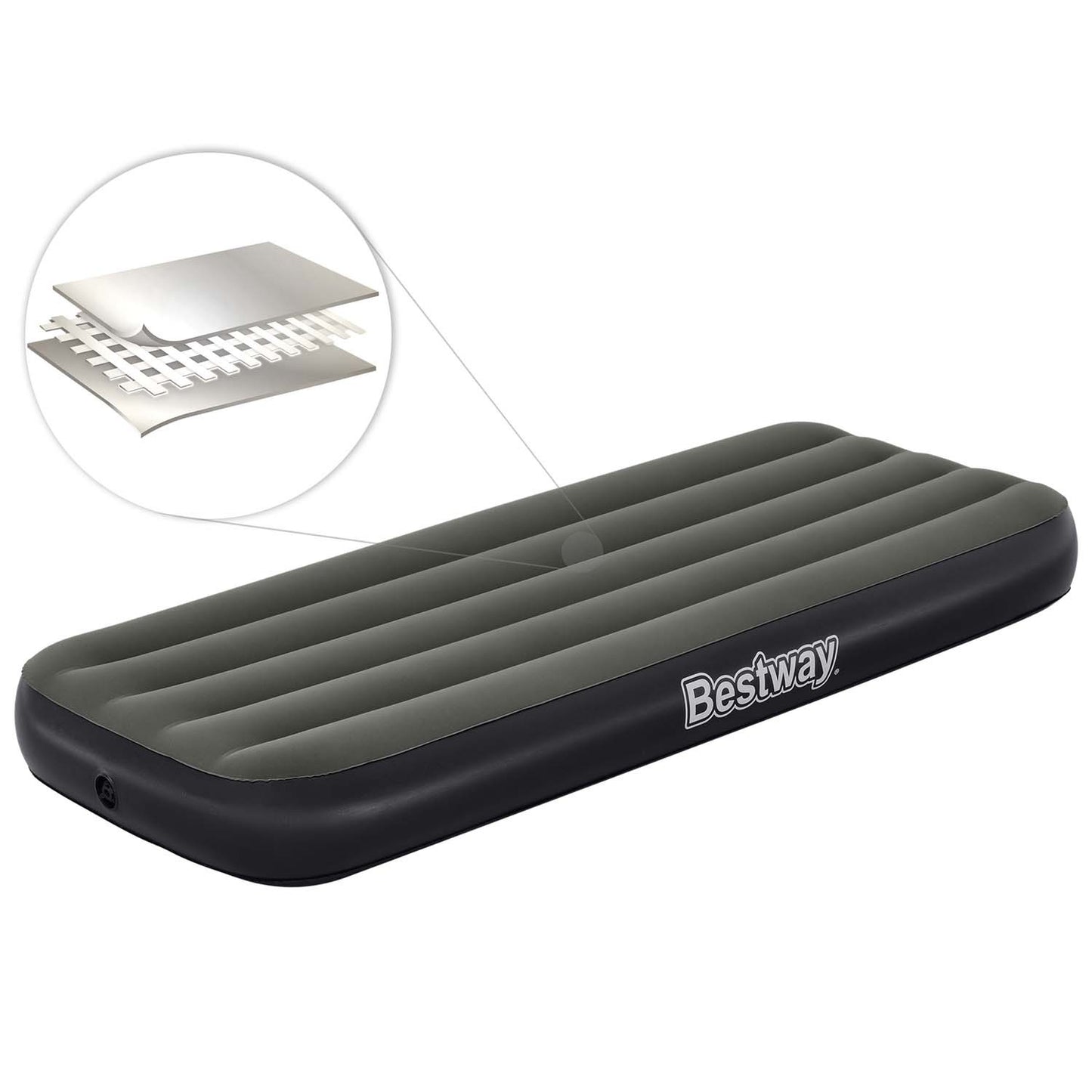 Inflatable mattress 185x76x25 cm single Bestway 6713K