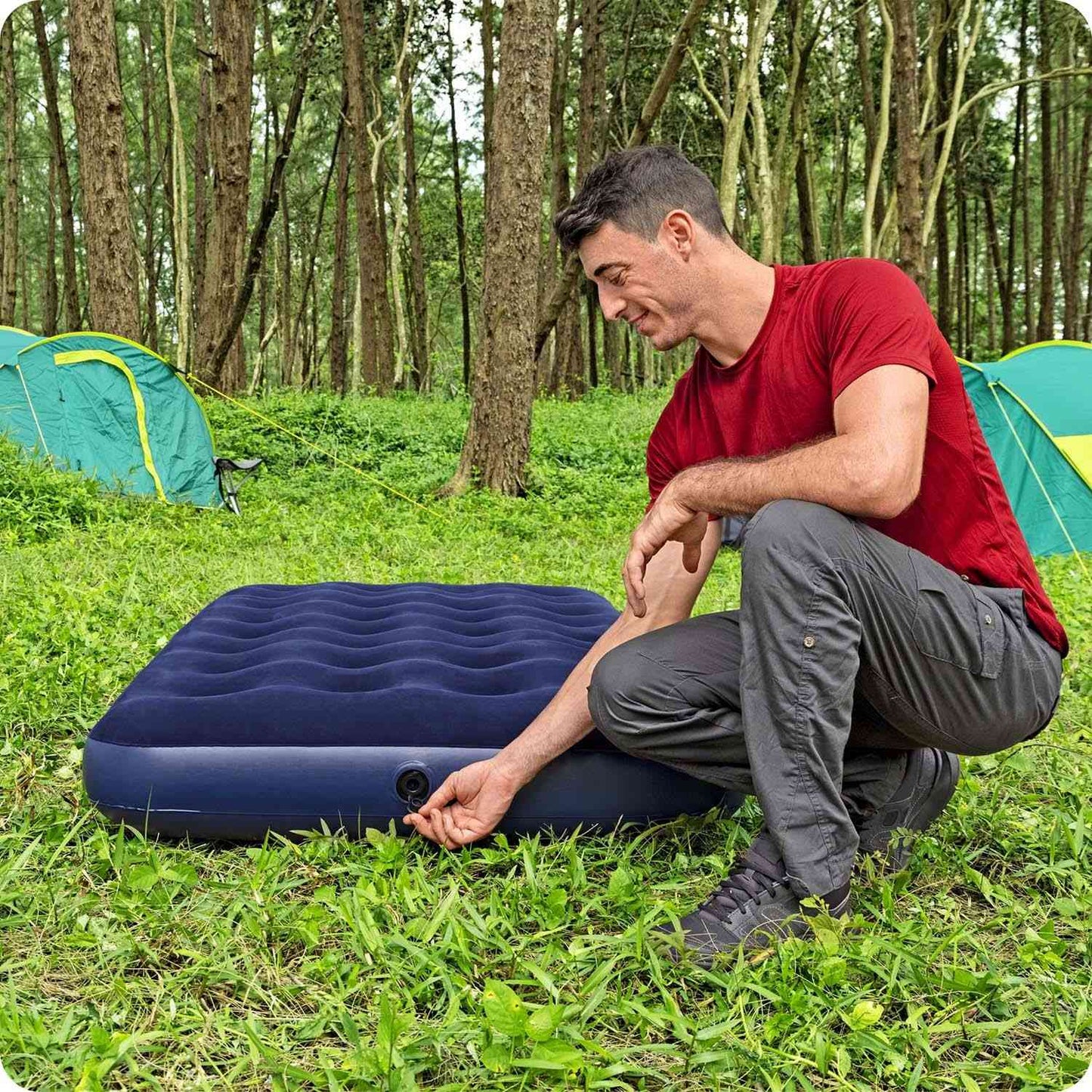 Inflatable mattress 188x99x22 cm single Bestway 67001