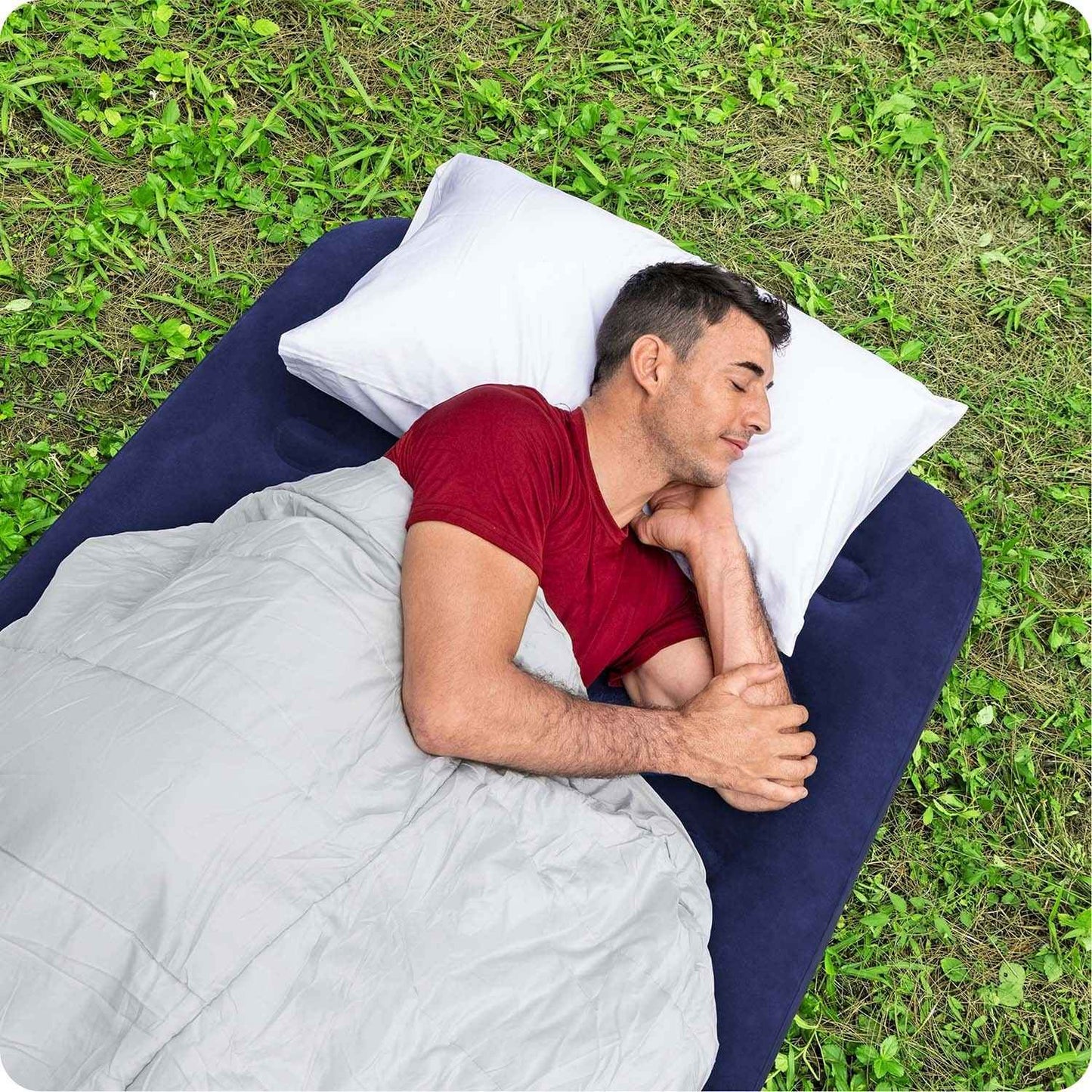 Inflatable mattress 188x99x22 cm with piston pump Bestway 67001