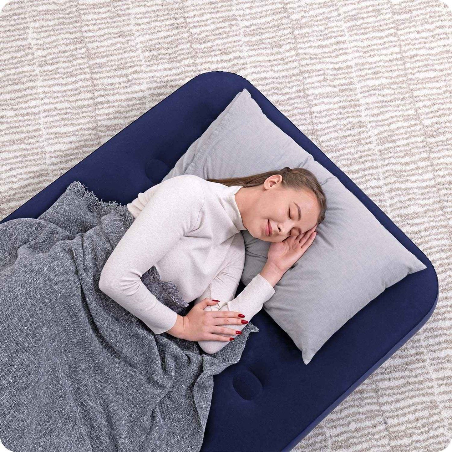 Inflatable mattress 188x99x22 cm with piston pump Bestway 67001