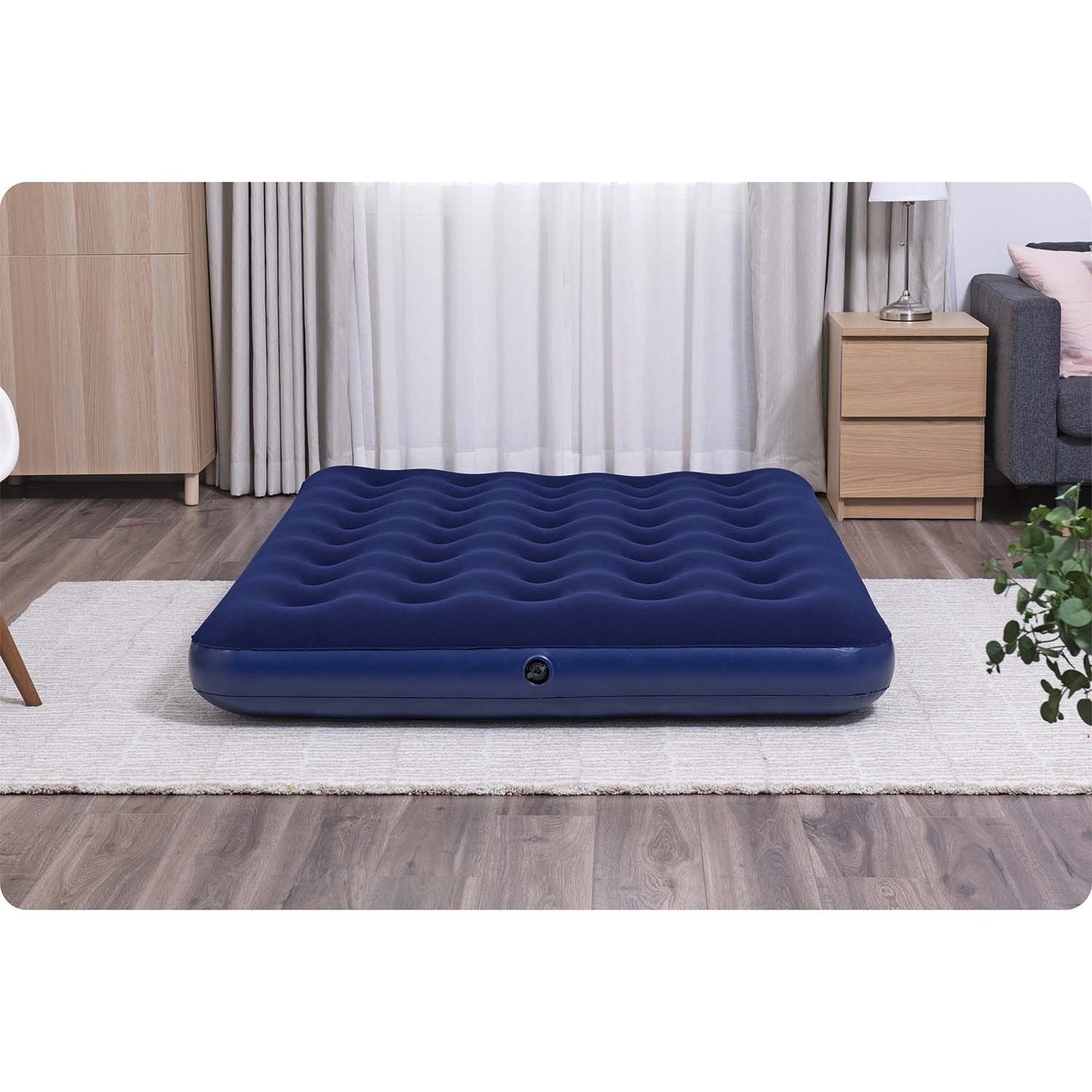 Inflatable mattress 191x132x22 cm with piston pump Bestway 67002