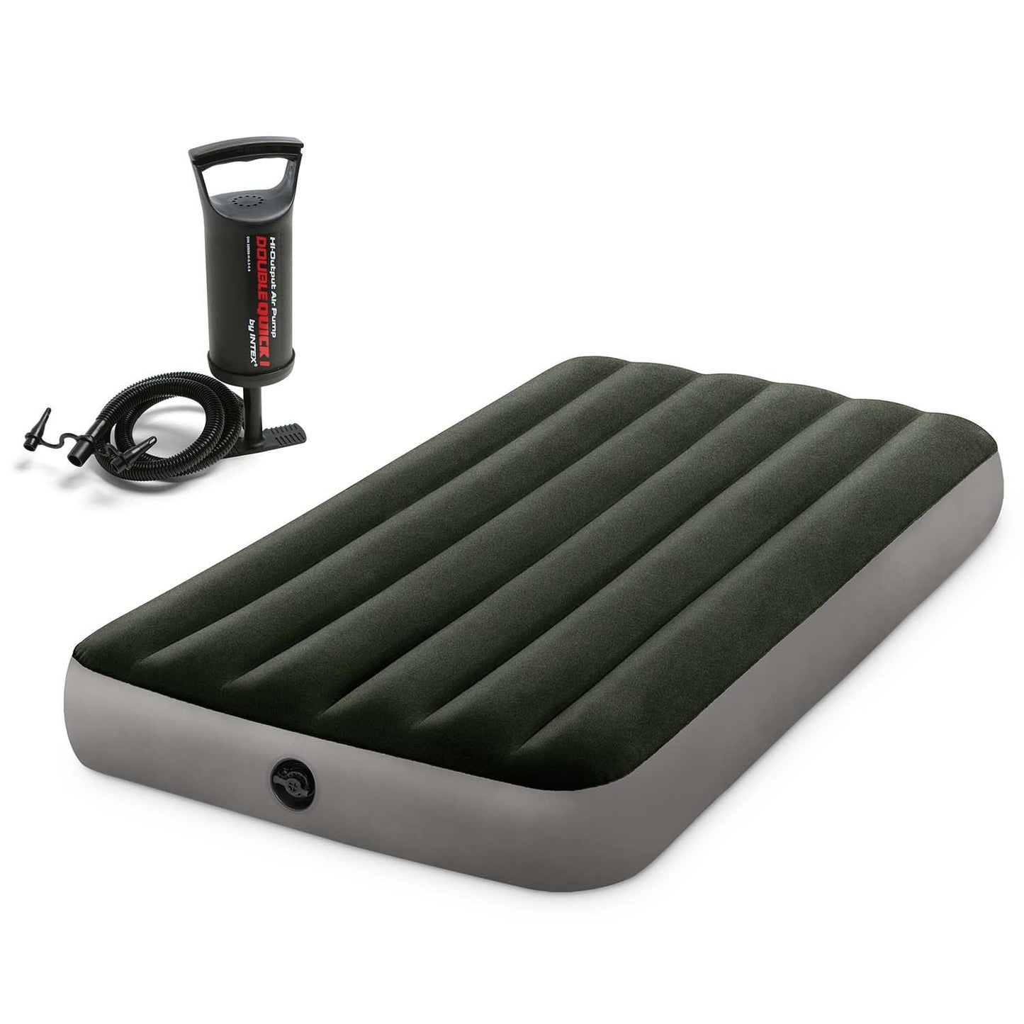 Inflatable mattress 191x137x25 cm with piston pump INTEX 664108