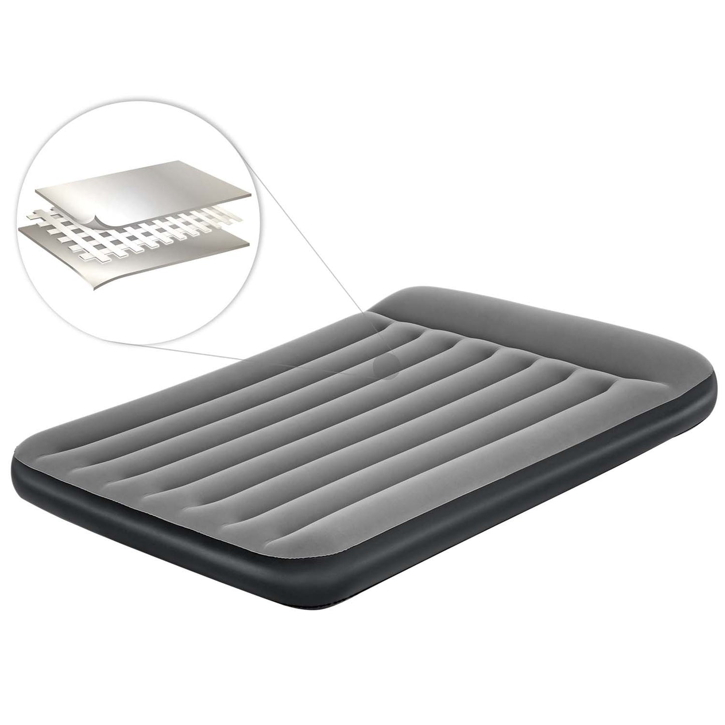 Inflatable mattress 191x137x30 cm with built-in electric pump Bestway 67462