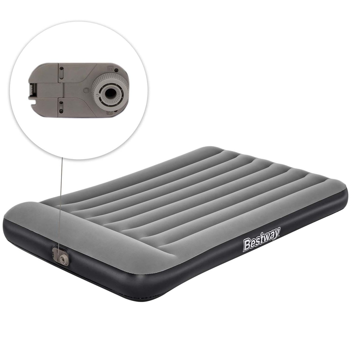 Inflatable mattress 191x137x30 cm with built-in electric pump Bestway 67462