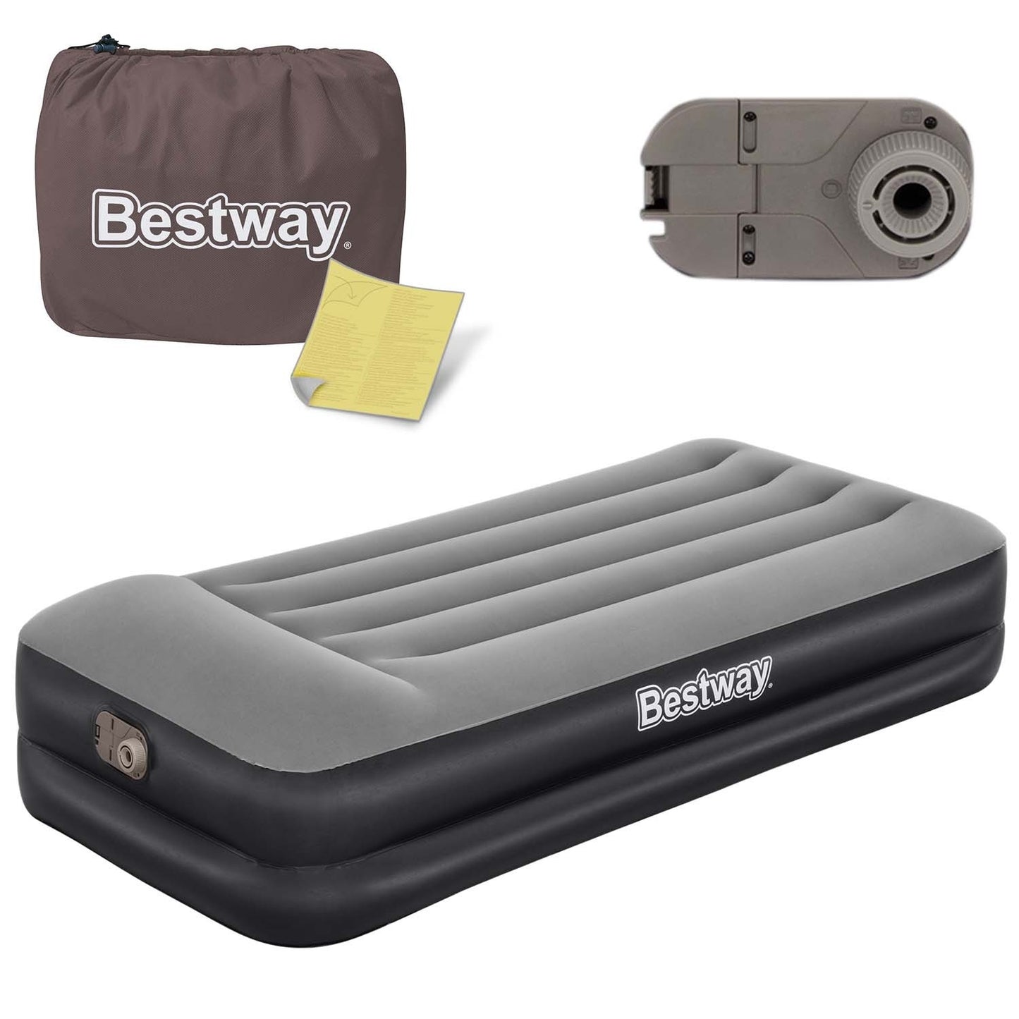 Inflatable mattress 191x97x46 cm with built-in electric pump Bestway 67401