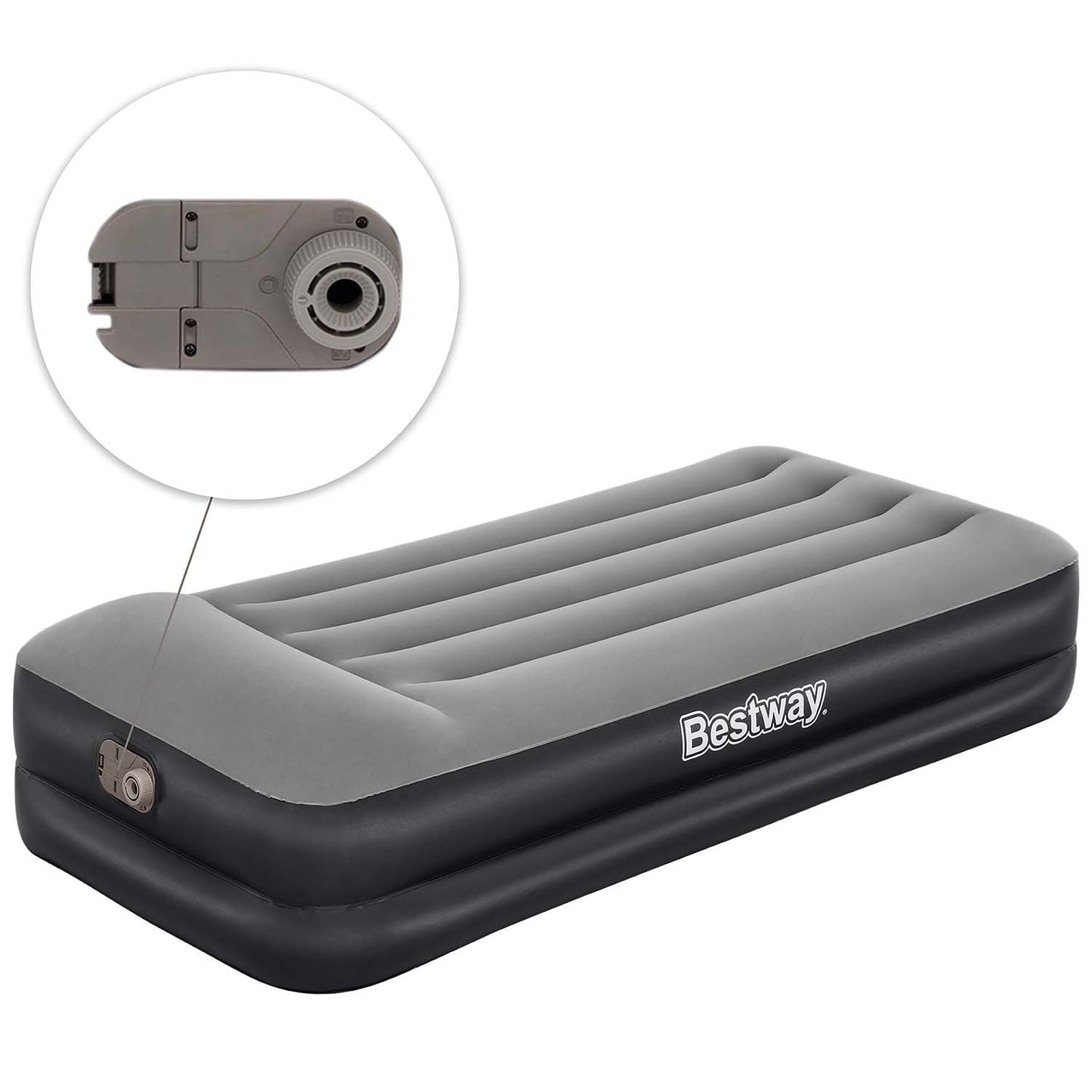 Inflatable mattress 191x97x46 cm with built-in electric pump Bestway 67401