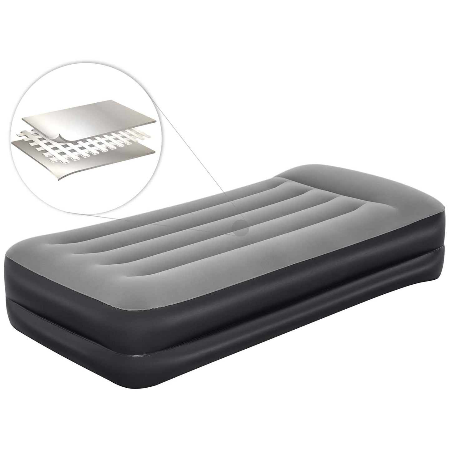 Inflatable mattress 191x97x46 cm with built-in electric pump Bestway 67401