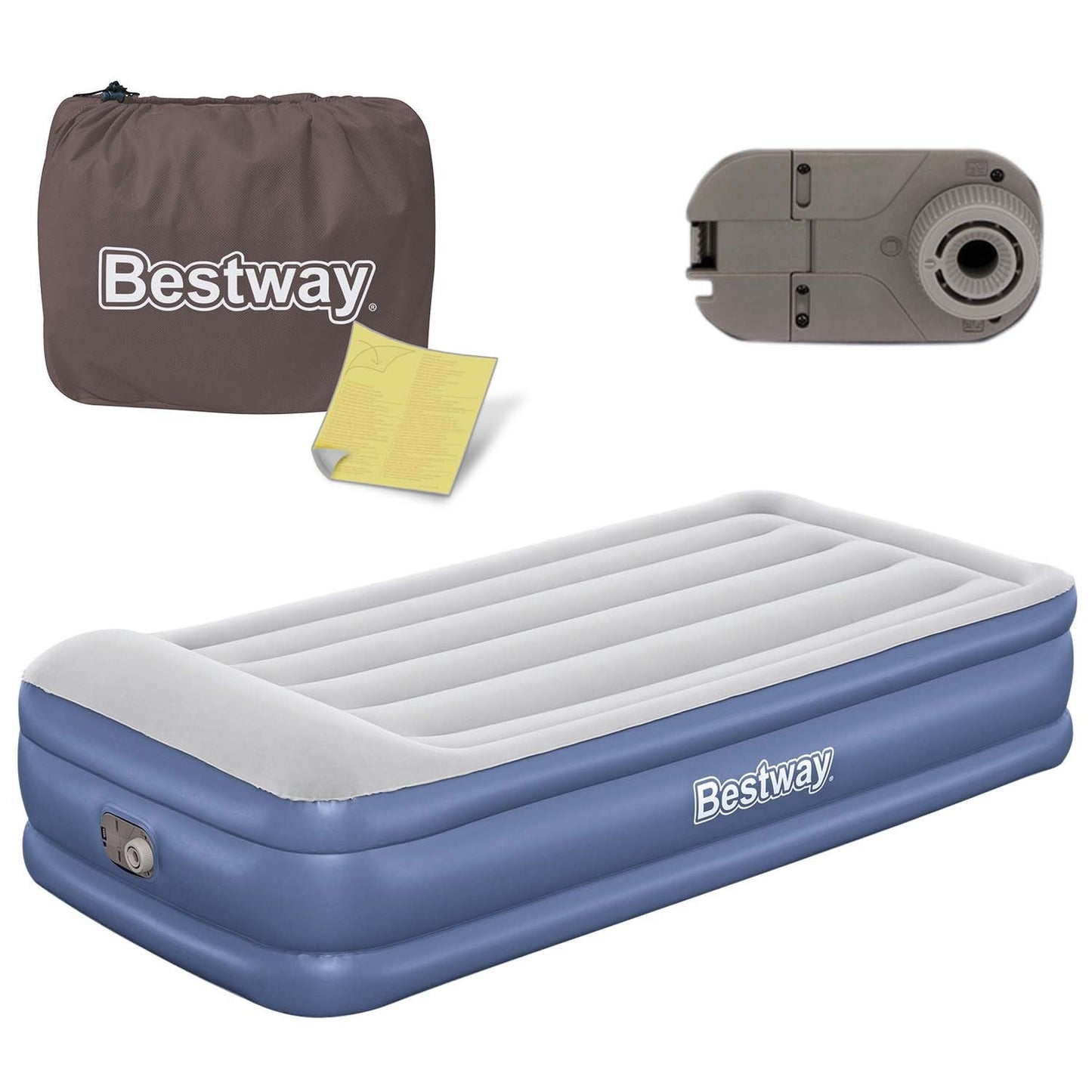 Inflatable mattress 191x97x46 cm with built-in electric pump Bestway 67628