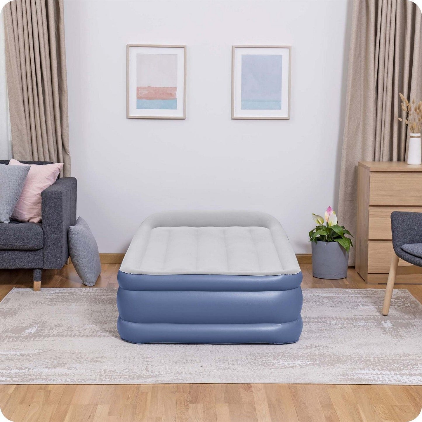 Inflatable mattress 191x97x46 cm with built-in electric pump Bestway 67628
