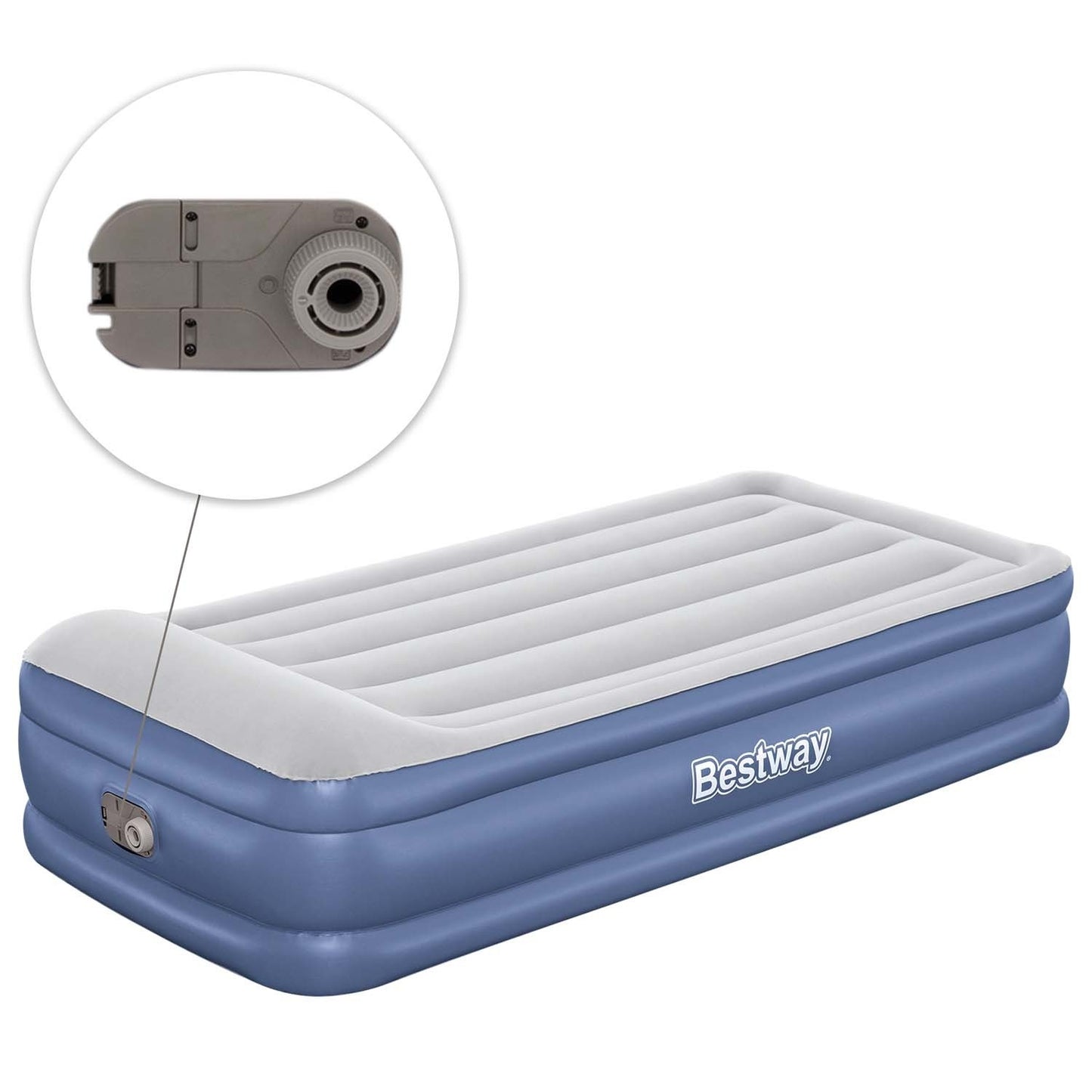 Inflatable mattress 191x97x46 cm with built-in electric pump Bestway 67628