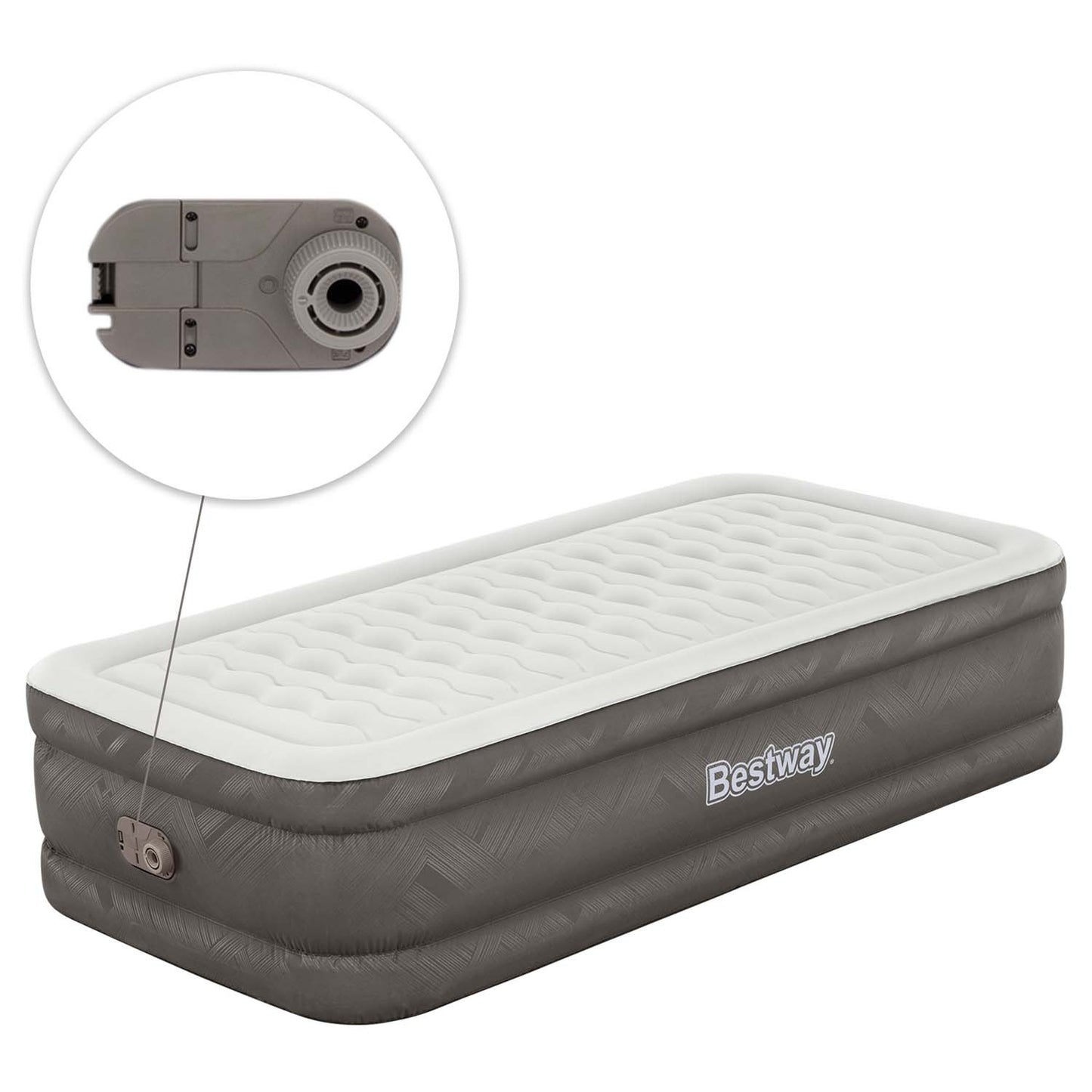 Inflatable mattress 191x97x46 cm with built-in electric pump Bestway 69048