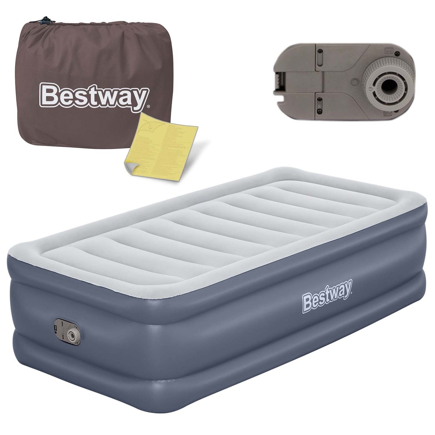 Inflatable mattress 191x97x51 cm with built-in electric pump Bestway 6713G