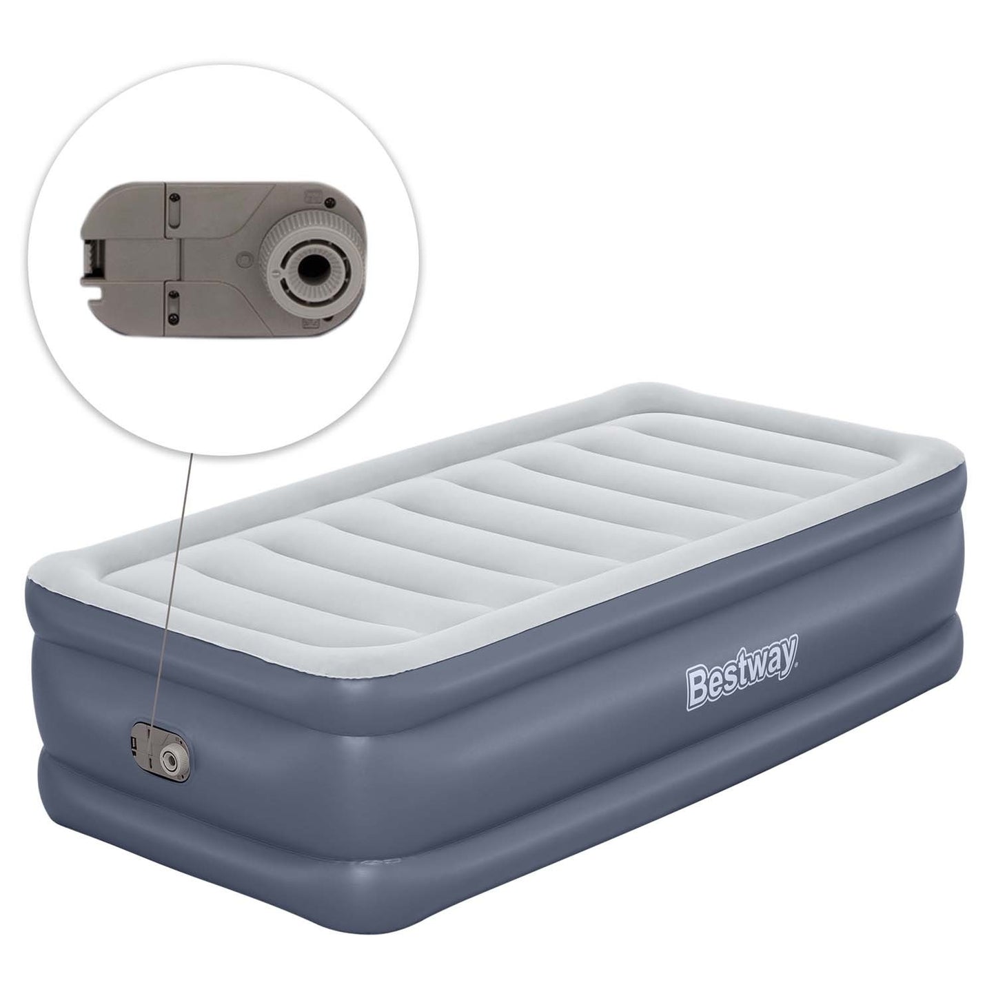 Inflatable mattress 191x97x51 cm with built-in electric pump Bestway 6713G