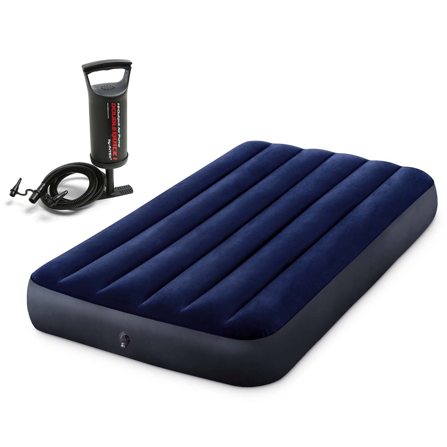 Inflatable mattress 191x99x25 cm with INTEX 64757 piston pump
