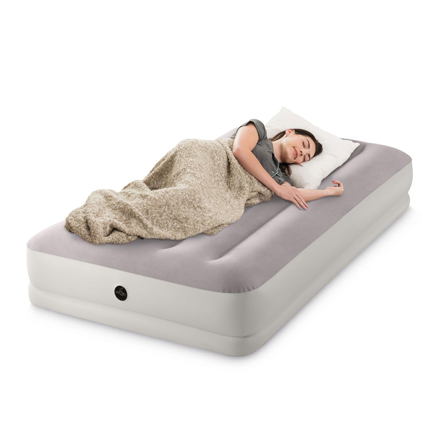 Inflatable mattress 191x99x30 cm with electric pump INTEX 64177