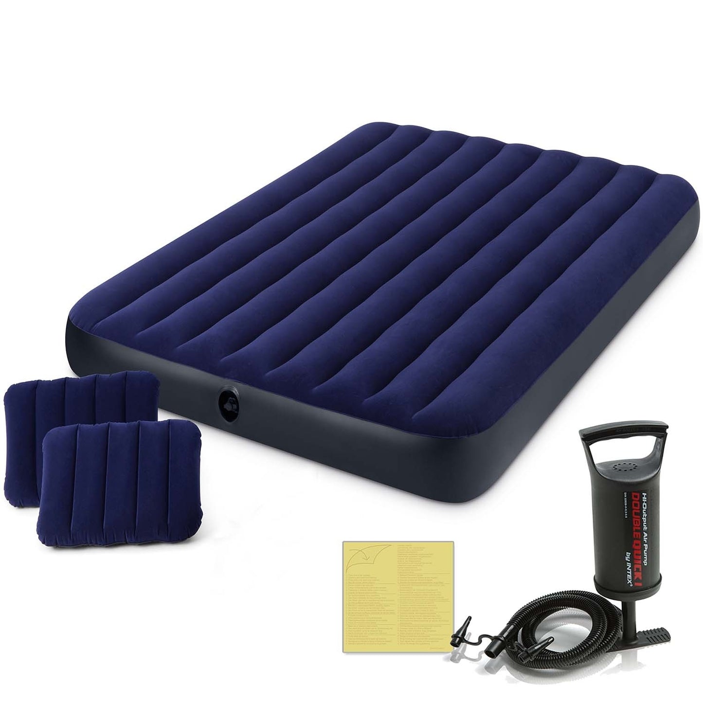 Inflatable mattress 203x152x22 cm with INTEX 68765 piston pump