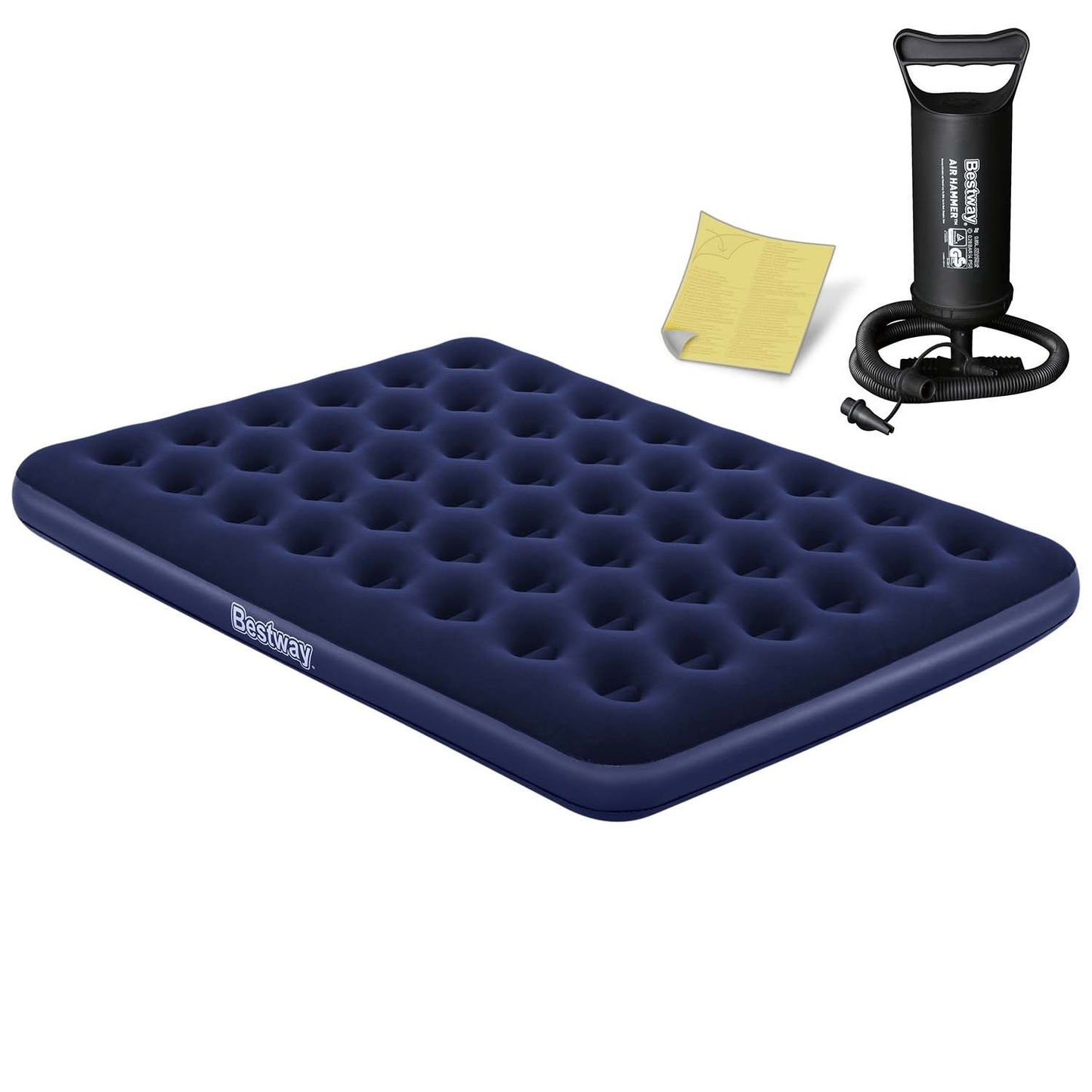 Inflatable mattress 203x152x22 cm with piston pump Bestway 67003