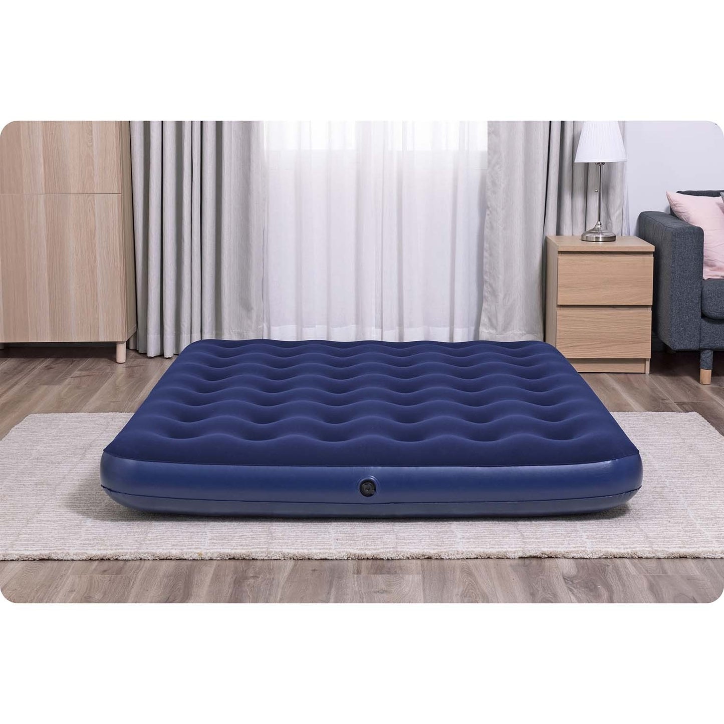 Inflatable mattress 203x152x22 cm with piston pump Bestway 67003