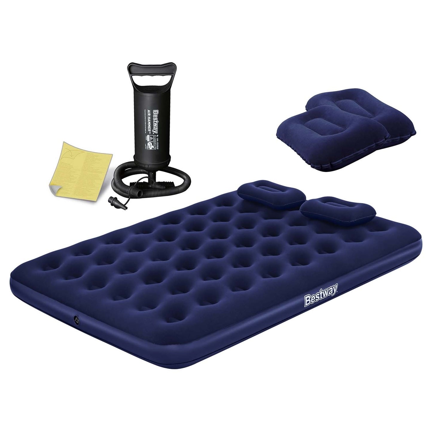 Inflatable mattress 203x152x22 cm with piston pump Bestway 67374
