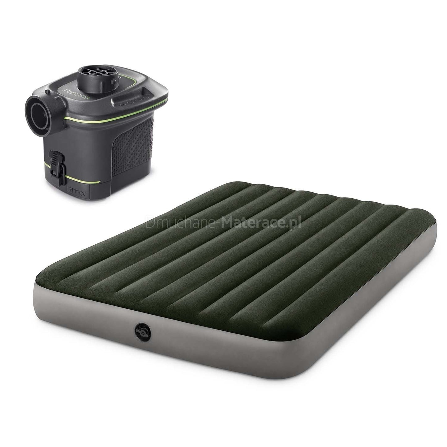 Inflatable mattress 203x152x25 cm with electric pump INTEX 64779