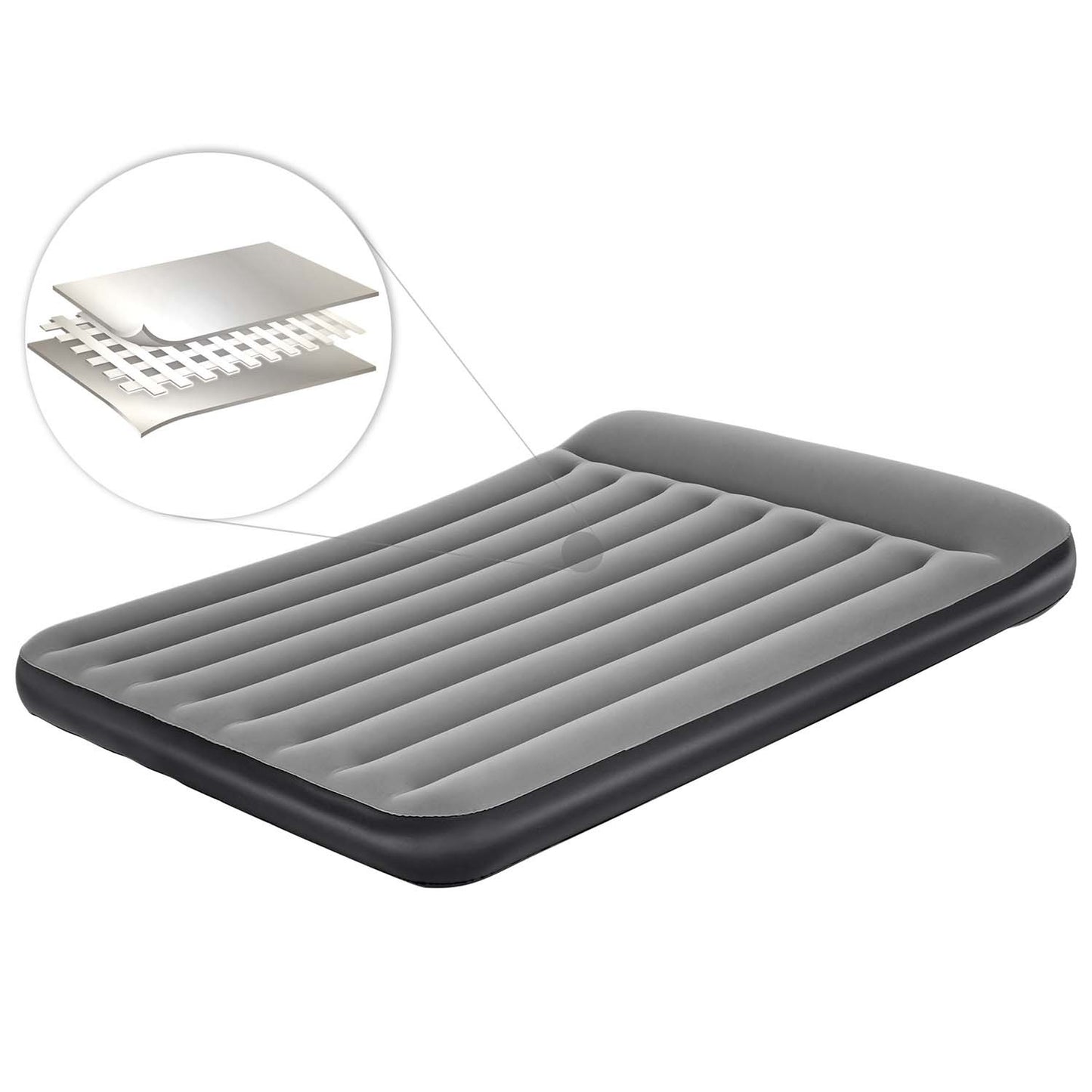 Inflatable mattress 203x152x30 cm with built-in electric pump Bestway 67464