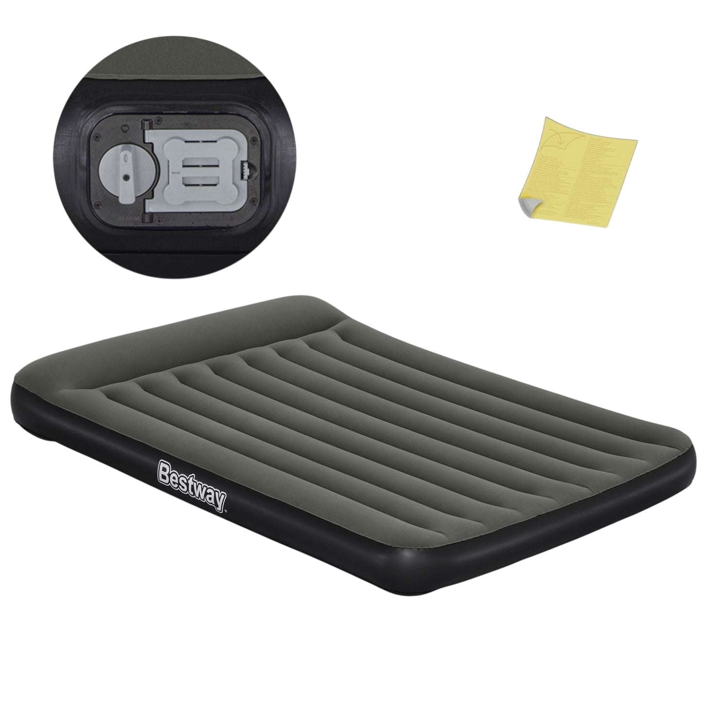 Inflatable mattress 203x152x30 cm with built-in electric pump Bestway 67930