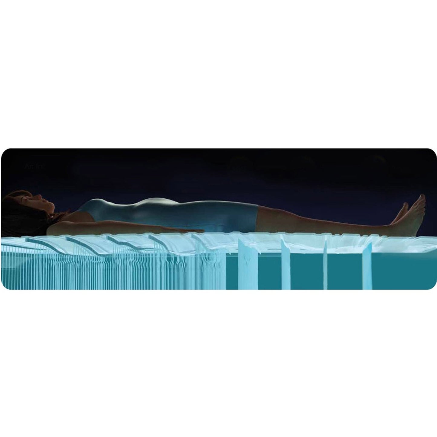 Inflatable mattress 203x152x30 cm with electric pump INTEX 64179