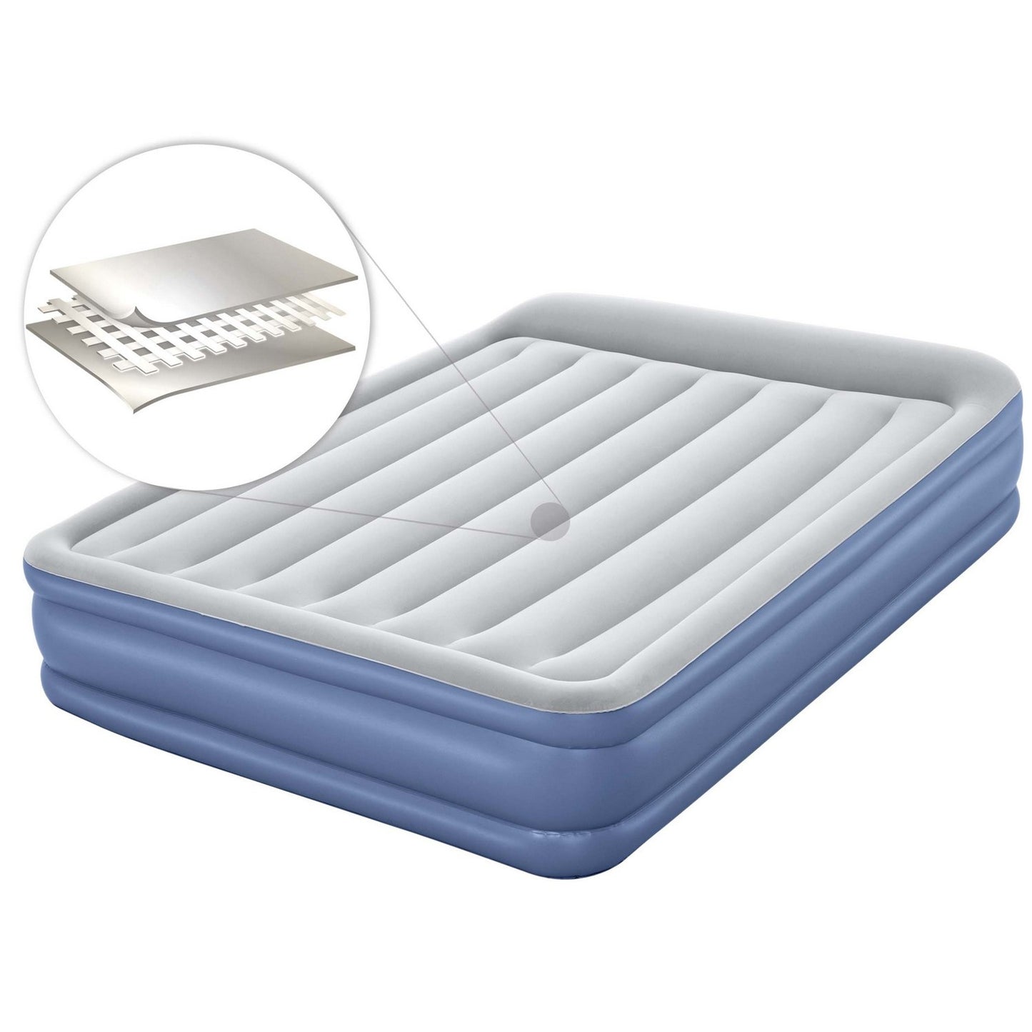 Inflatable mattress 203x152x46 cm with built-in electric pump Bestway 67630