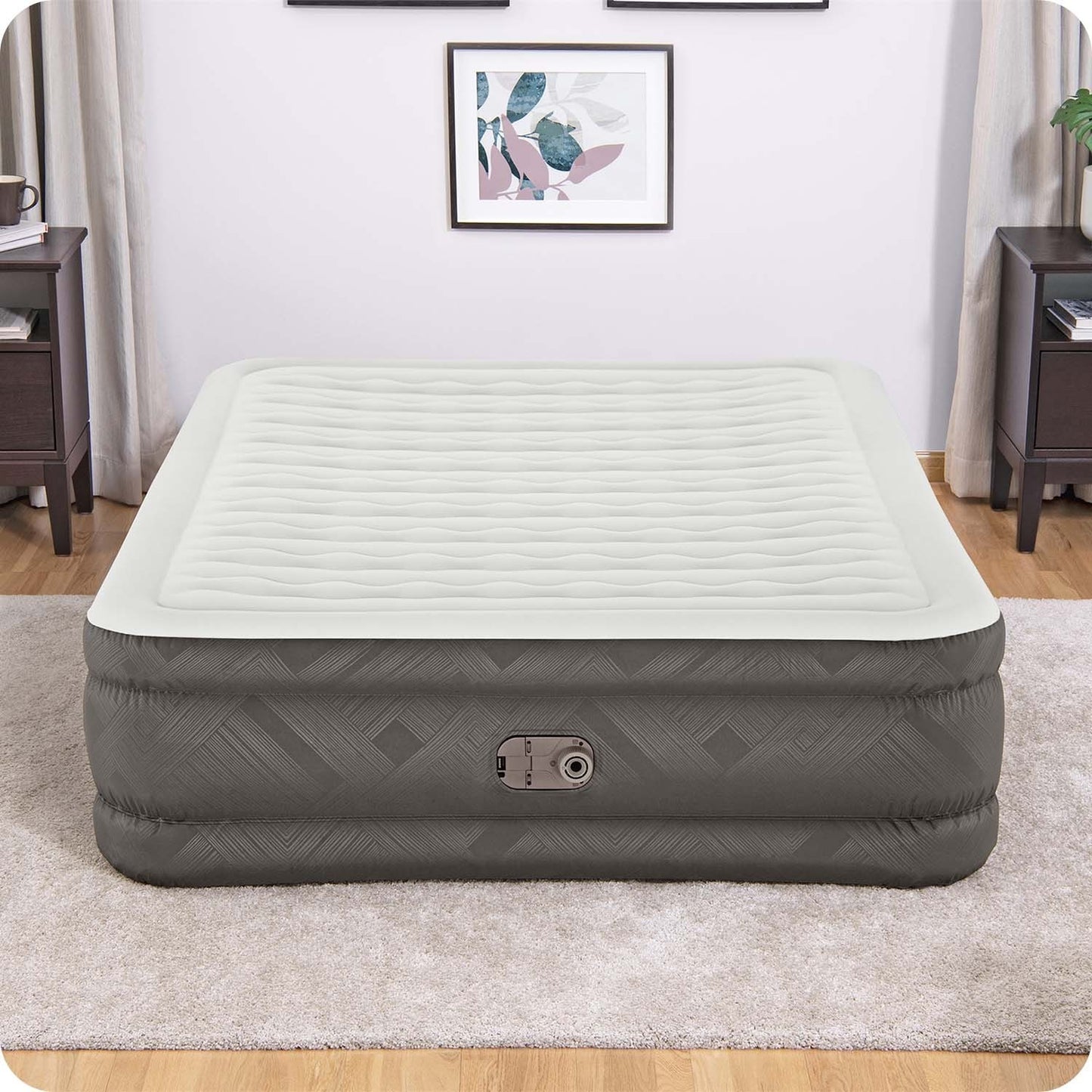 Inflatable mattress 203x152x46 cm with built-in electric pump Bestway 69050
