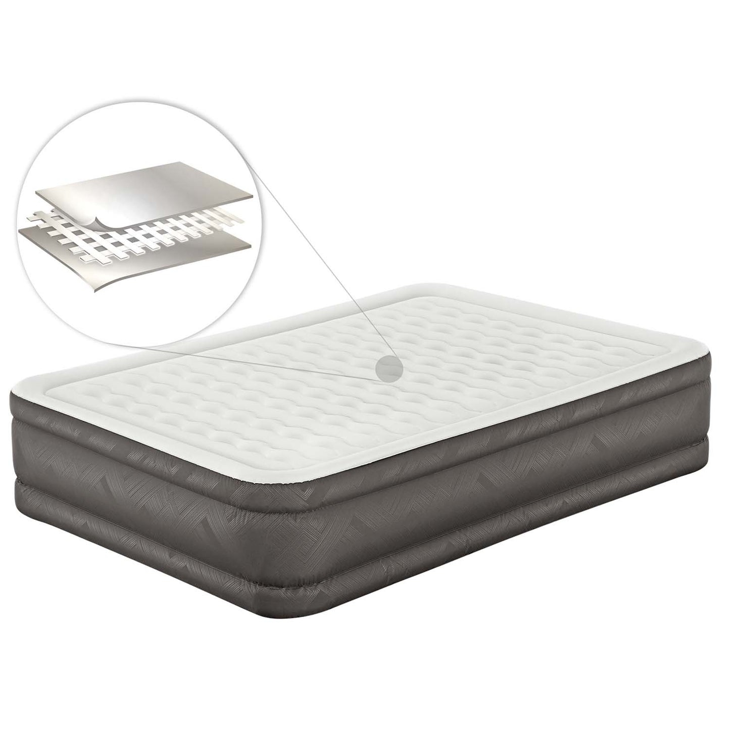Inflatable mattress 203x152x46 cm with built-in electric pump Bestway 69050