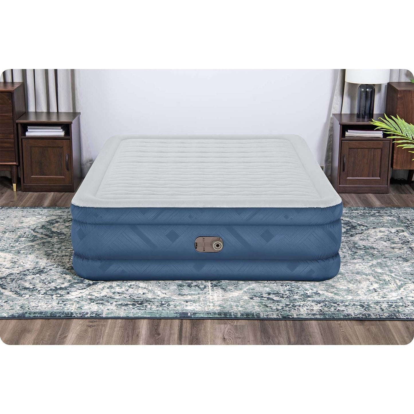 Inflatable mattress 203x152x46 cm with built-in electric pump Bestway 69075