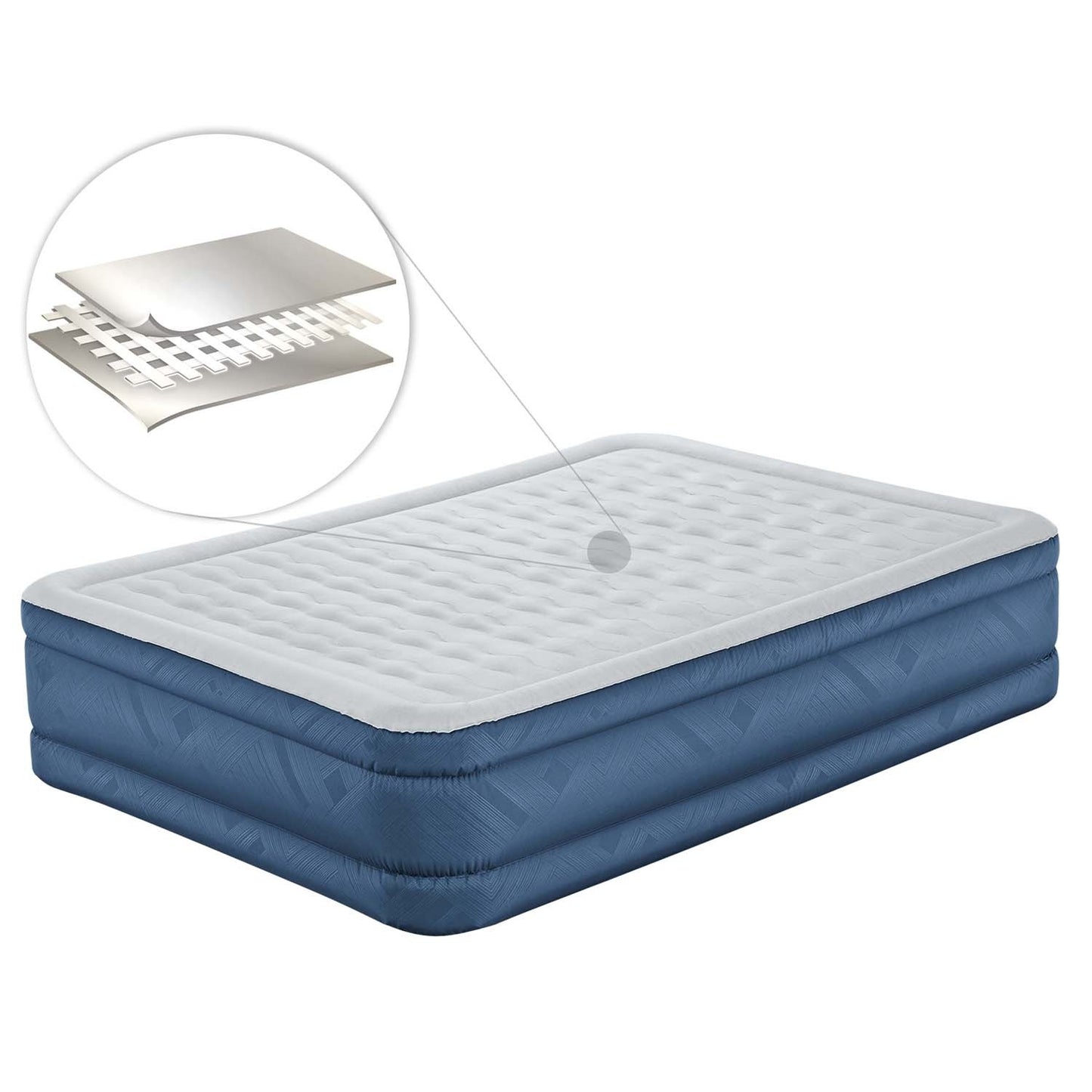 Inflatable mattress 203x152x46 cm with built-in electric pump Bestway 69075