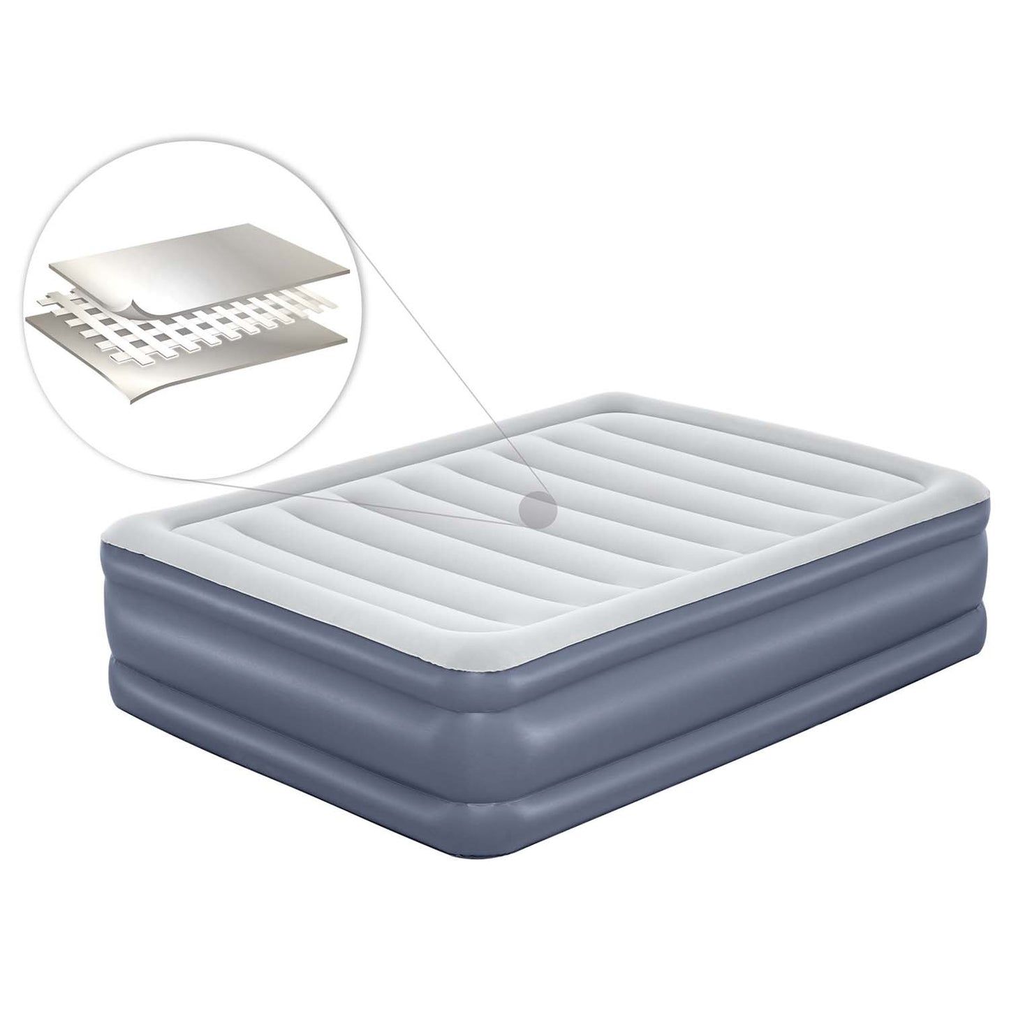 Inflatable mattress 203x152x51 cm with built-in electric pump Bestway 6713I