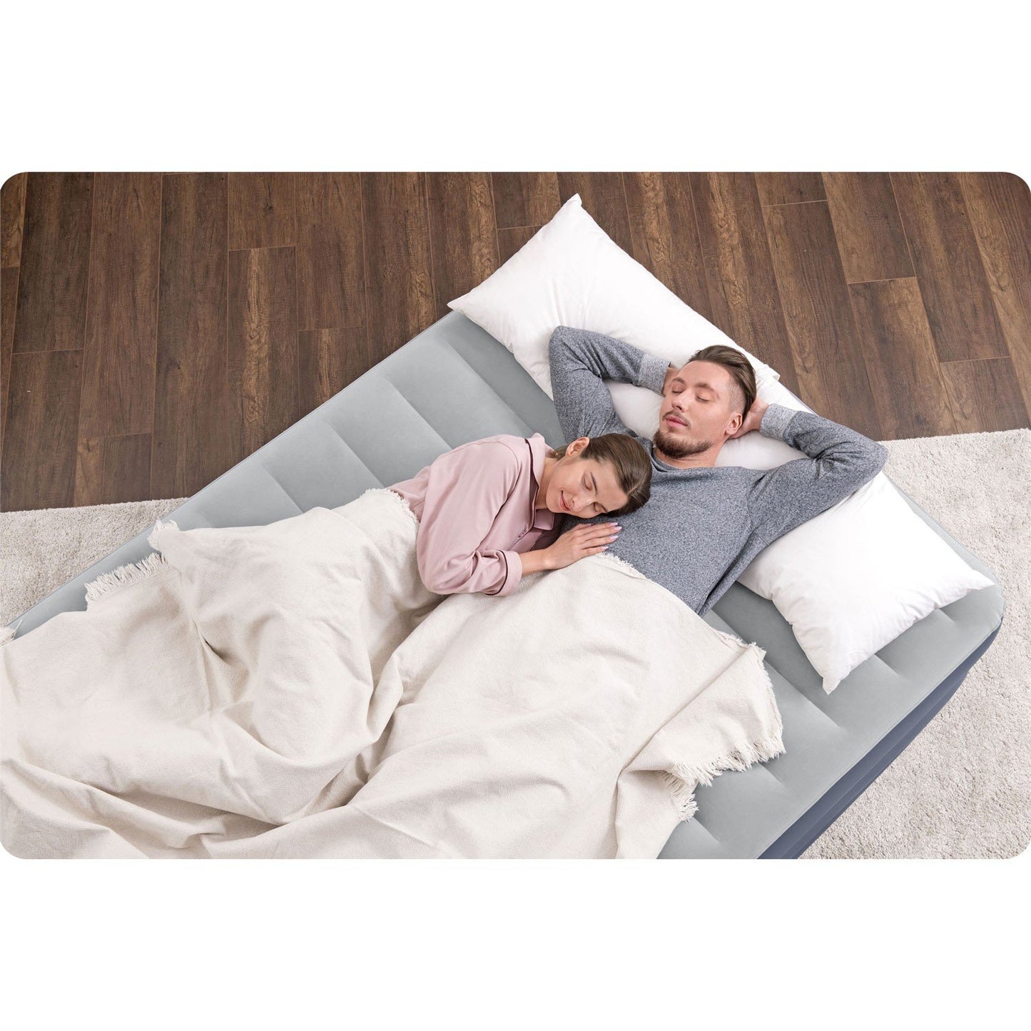 Inflatable mattress 203x152x51 cm with built-in electric pump Bestway 67925