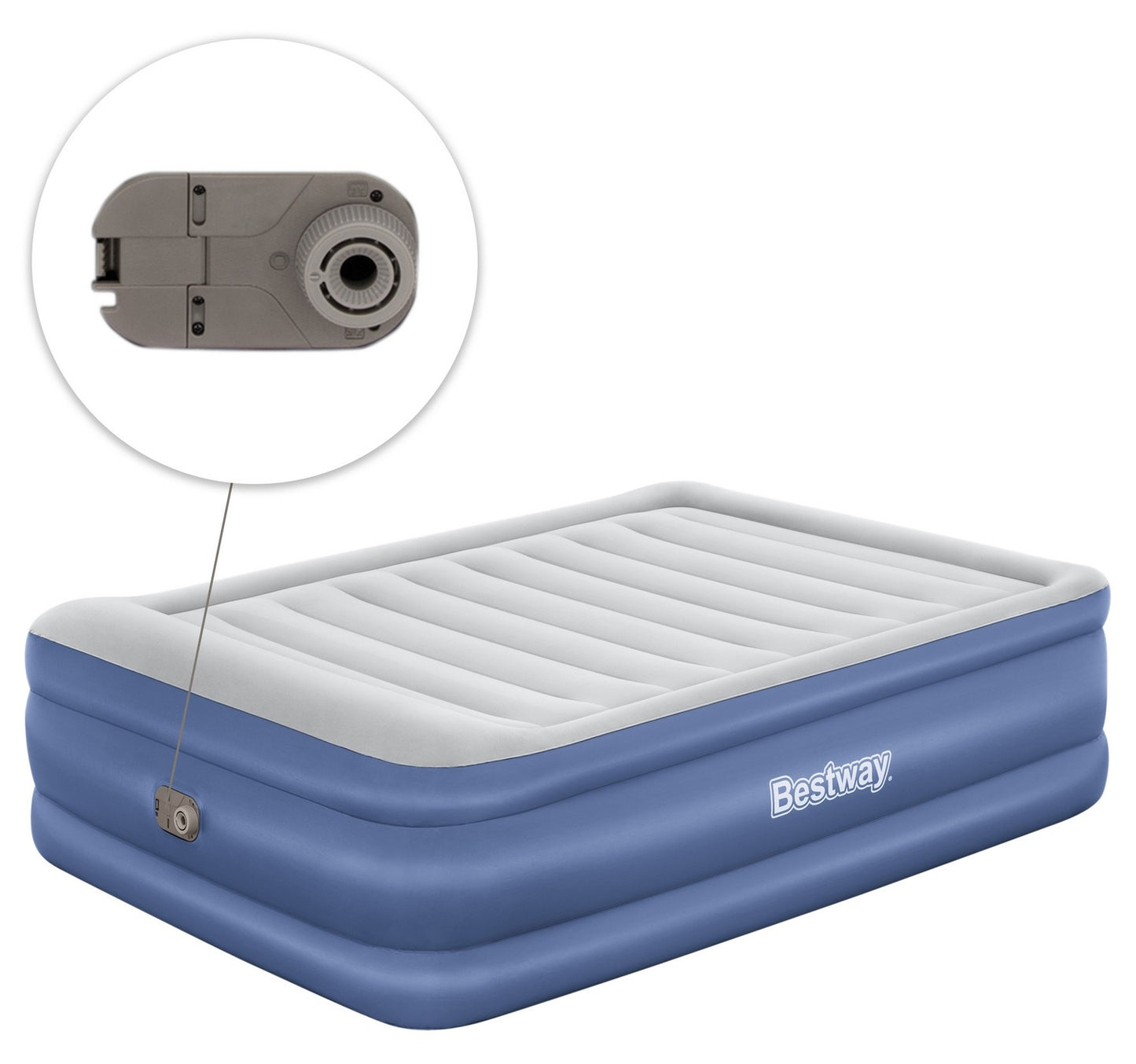 Inflatable mattress 203x152x61 cm with built-in electric pump Bestway 67690