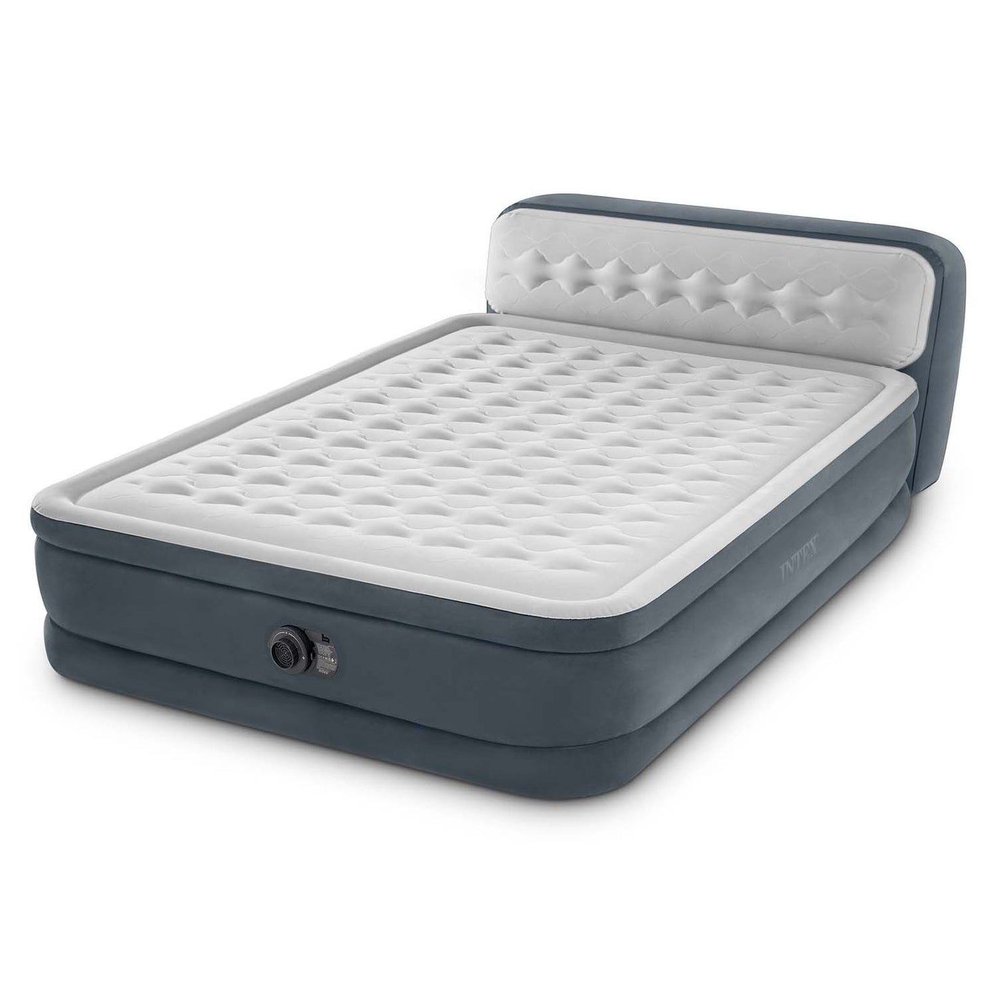 Inflatable mattress 236x152x46 cm with built-in electric pump INTEX 64448