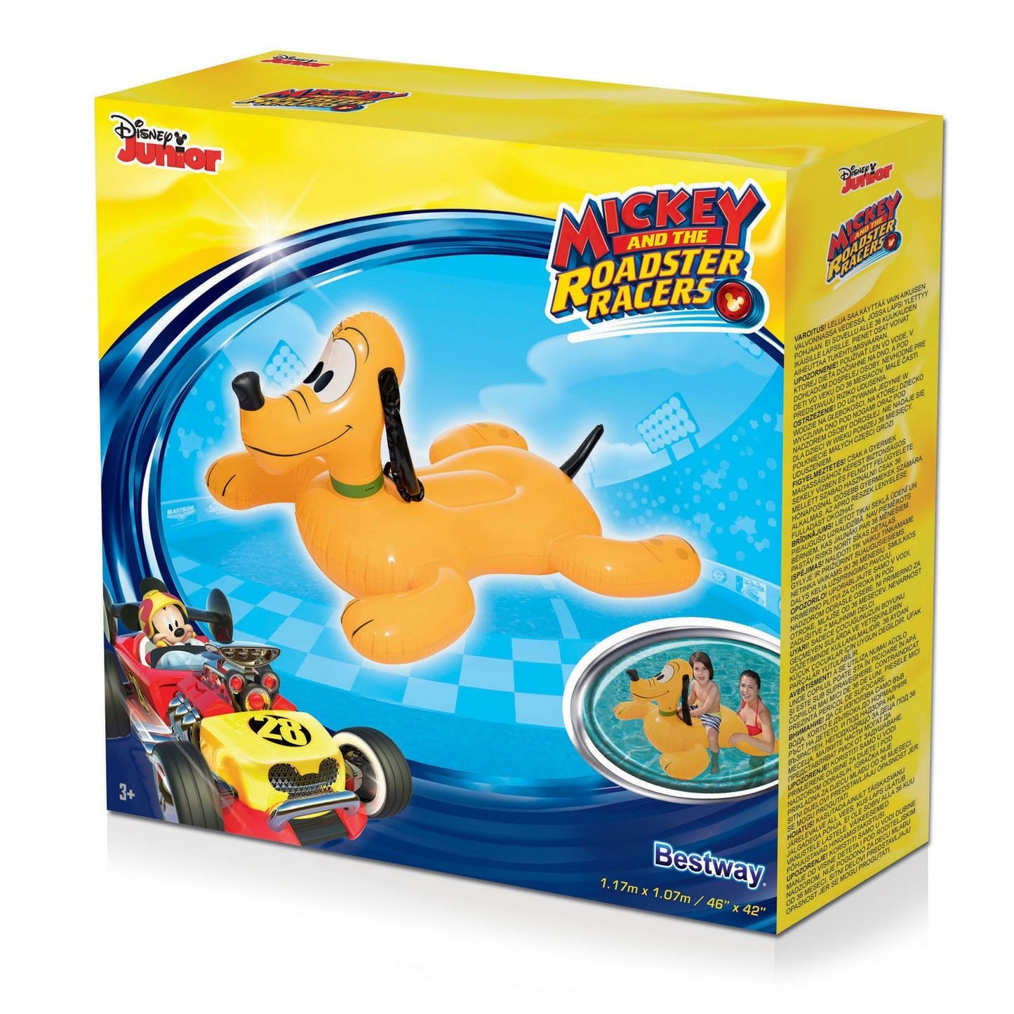 Inflatable mattress Pluto Dog 117 x 107 cm Bestway 91074