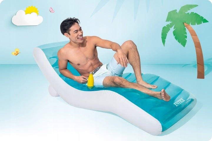 Inflatable mattress for swimming 191x99cm INTEX