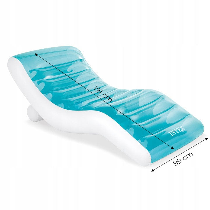 Inflatable mattress for swimming 191x99cm INTEX