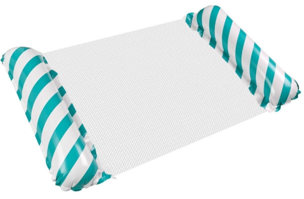 Inflatable mattress swimming chair blue