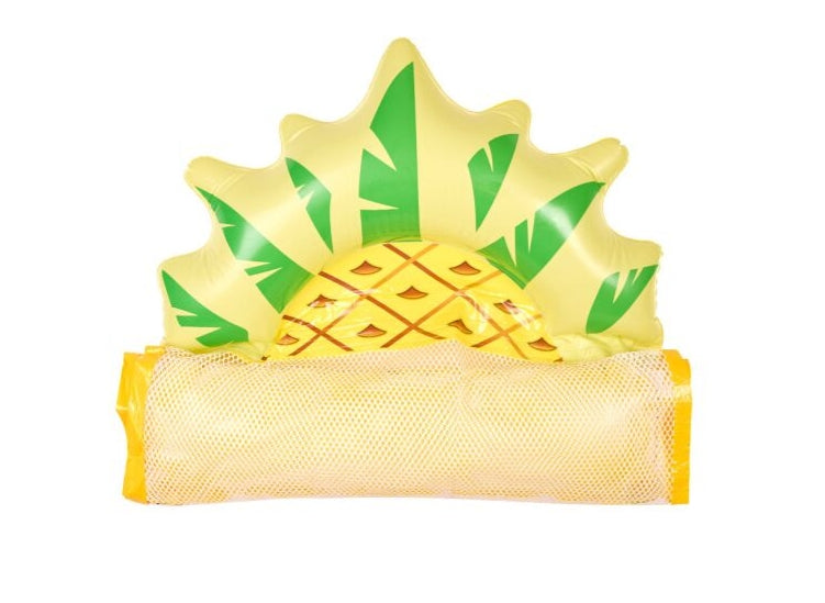Inflatable mattress swimming chair pineapple