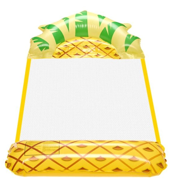 Inflatable mattress swimming chair pineapple