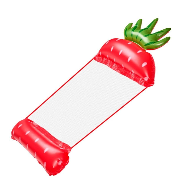 Inflatable mattress swimming chair strawberry