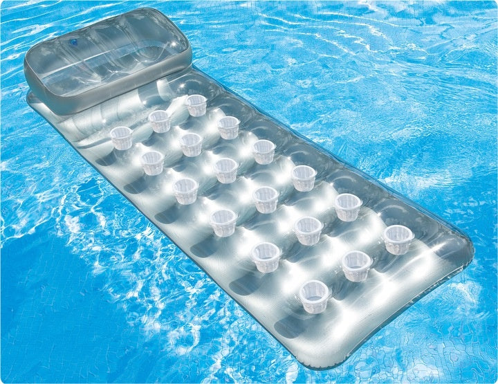 Inflatable mattress with headrest for the beach INTEX 58894