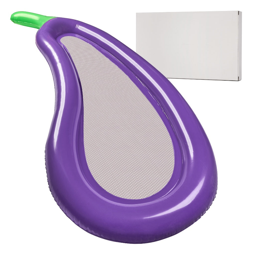 Inflatable mesh mattress aubergine 240cm