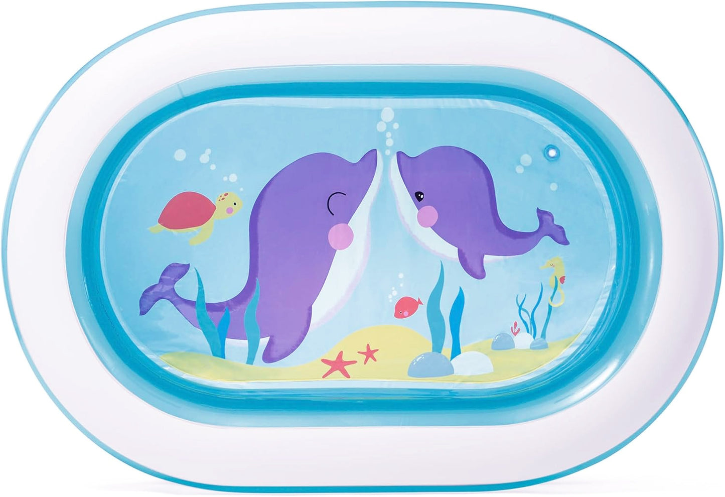 Inflatable oval paddling pool for children 163x109x46 cm INTEX 57482