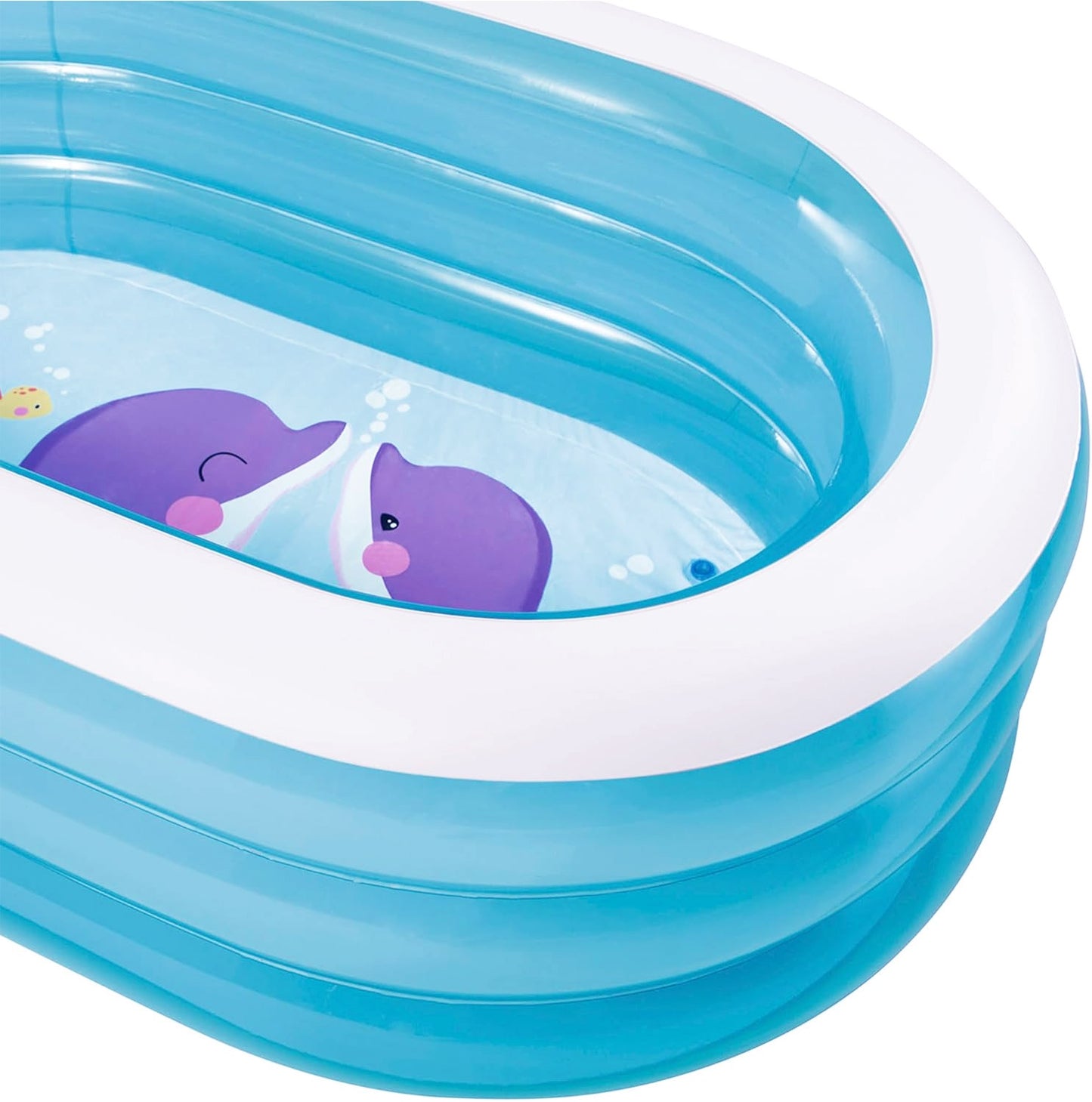 Inflatable oval paddling pool for children 163x109x46 cm INTEX 57482